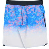 QUIKSILVER BOARDSHORT PRINTED PRO 20"' NEBULAS BLUE FADE REFLECTION COSTUME