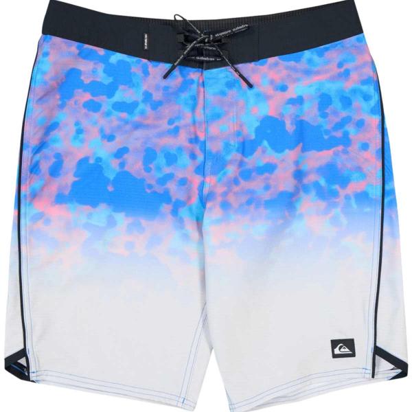 QUIKSILVER BOARDSHORT PRINTED PRO 20"' NEBULAS BLUE FADE REFLECTION COSTUME