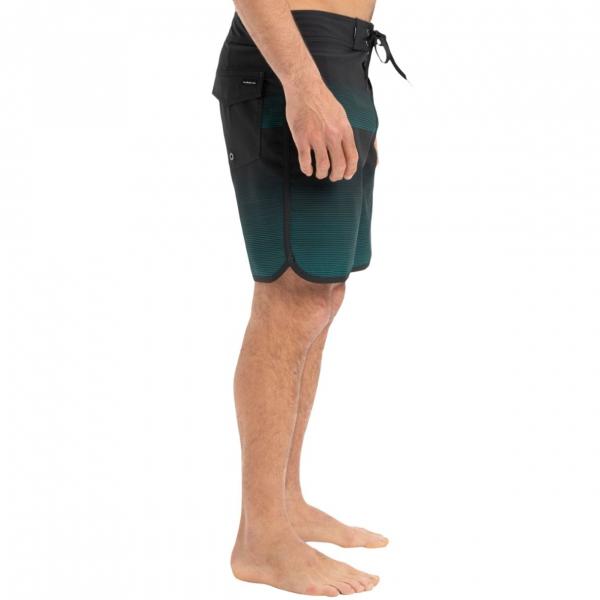 QUIKSILVER BOARDSHORT SURFSILK SCALLOPP 18" TEAL GREEN