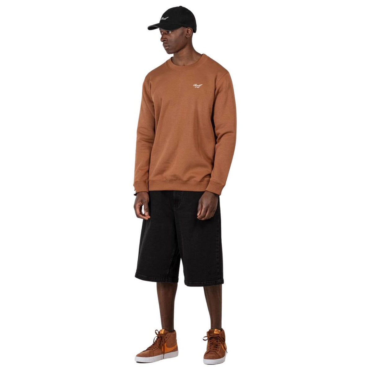REELL BELMONT SHORT BLACK WASH