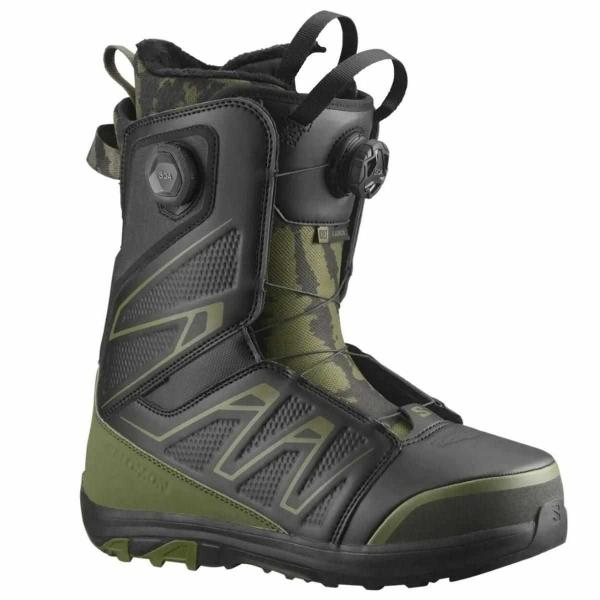 SALOMON LAUNCH BOA SJ BOA BLACK/OLIVE SCARPONI SNOWBOARD