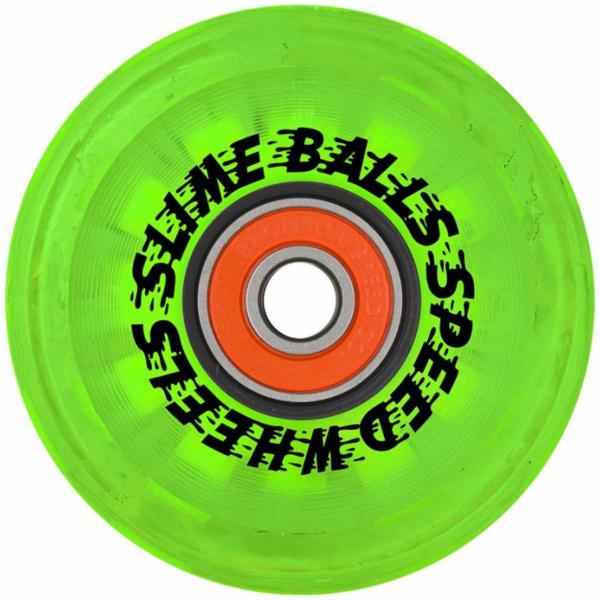 SLIME BALLS WHEELS SB CAFE LIGHT UPS OG GREEN 60mm - 78A RUOTE SKATEBOARD