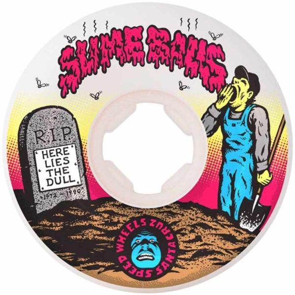 SANTA CRUZ WHEELS DEATH OF DULL VOMITS WHITE 60mm - 95A RUOTE