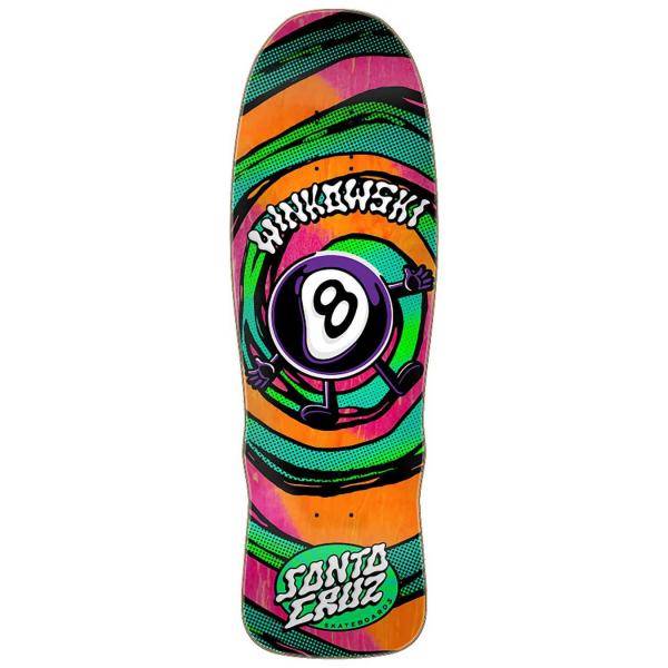 SANTA CRUZ WINKWOSKI MID SHAPED PRO 9.5'' TAVOLA SKATEBOARD