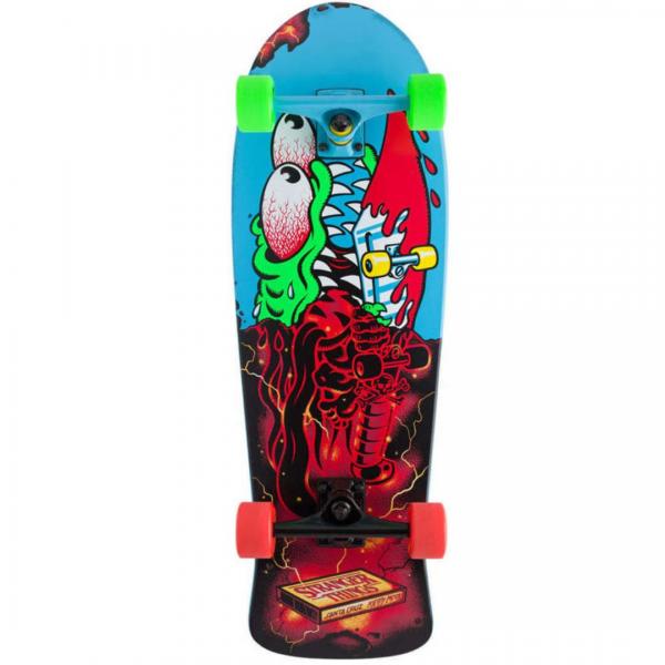 SKATEBOARD SANTACRUZ X STANGER THINGS MEEK SLASHER 31.1" CRUISER COMPLETO