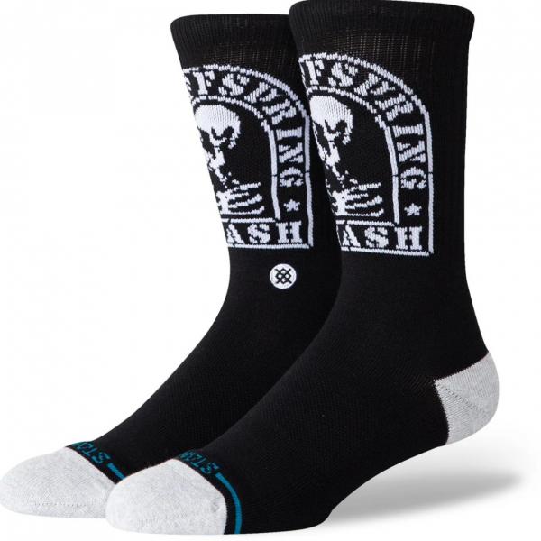 STANCE SMASHED CREW BLACK CALZINI
