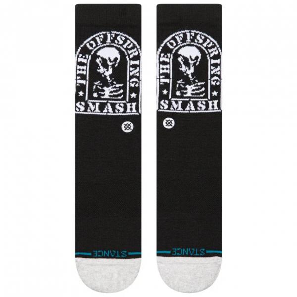 STANCE SMASHED CREW BLACK CALZINI