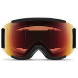 SMITH SQUAD BLACK CHROMAPOP PRO PHOTOCHROMIC RED MIRROR LENS MASCHERA SNOWBOARD