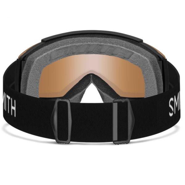 SMITH SQUAD S BLACK CHROMAPOP PRO PHOTOCHROMIC BLUE MIRROR LENS MASCHERA SNOWBOARD
