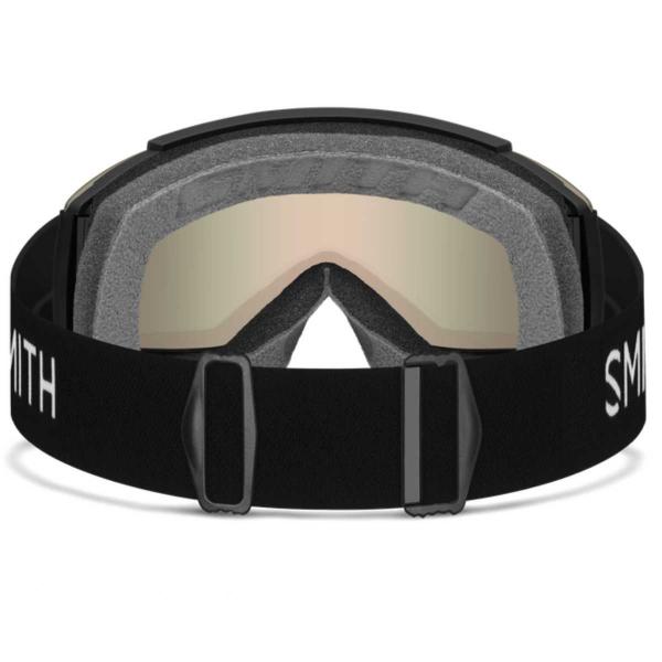 SMITH SQUAD BLACK CHROMAPOP PRO PHOTOCHROMIC RED MIRROR LENS MASCHERA SNOWBOARD