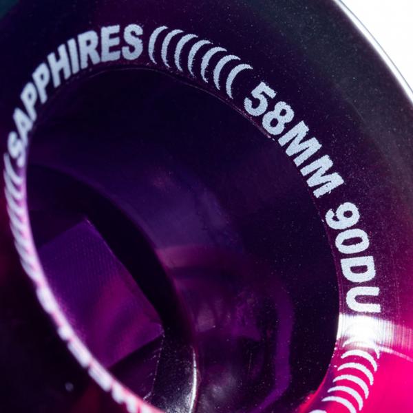 SPITFIRE WHEELS SAPPHIRES 90DU 58MM PURPLE RUOTE SKATEBOARD
