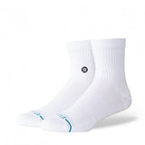 STANCE ICON QUARTER WHITE 3 PACK CALZINI