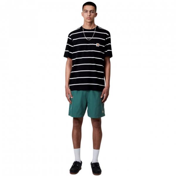 CARHARTT WIP CHASE SWIM TRUNKS RAINFOREST/GOLD COSTUME