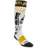 THIRTYTWO DOUBLE YELLOW/WHITE CALZINI SNOWBOARD