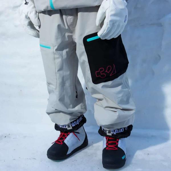 THIRTYTWO TM RECYCLED PANT CEMENT PANTALONI SNOWBOARD