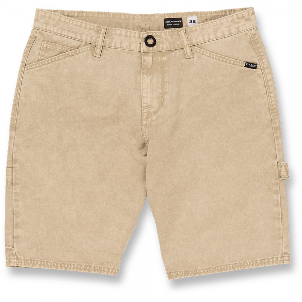 VOLCOM KRAFTSMAN DENIM SHORT ALMOND