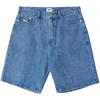 OBEY BIGWIG BAGGY DENIM SHORT LIGHT INDIGO