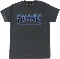 THRASHER FLAME GREY T-SHIRT