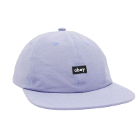 OBEY LOWER CASE TECH 6 PANEL STRAPBACK LAVENDER CAPPELLO