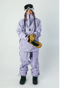 BRETHREN ACCESS ANORAK - LILAC GIACCA SNOWBOARD