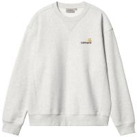 CARHARTT WIP AMERICAN SCRIPT SWEATSHIRT ASH HEATHER