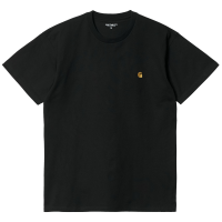 CARHARTT WIP S/S CHASE BLACK/GOLD T-SHIRT