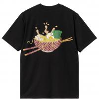 CARHARTT WIP S/S NOODLE SOUP BLACK T-SHIRT