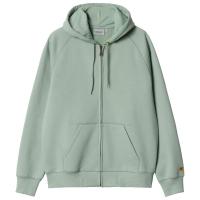 CARHARTT WIP HOODED CHASE JACKET FROSTED GREEN/GOLD