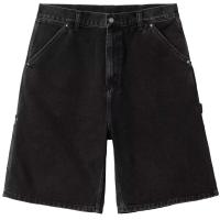 CARHARTT WIP RIVET SHORT BLACK STONE WASHED