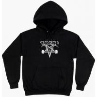 THRASHER GOAT BLACK FELPA CAPPUCCIO