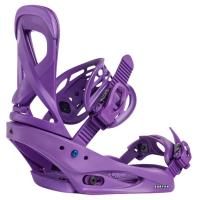 BURTON SCRIBE IMPERIAL PURPLE ATTACCHI SNOWBOARD DONNA