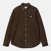 CARHARTT WIP MADISON CORD BUCKEYE/WAX CAMICIA