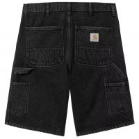 CARHARTT WIP SINGLE KNEE BLACK (STONE WASHED) SHORT