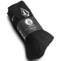 VOLCOM FULL STONE SOCK (3 PZ) BLACK CALZINI