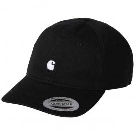 CARHARTT WIP MADISON LOGO BLACK/WHITE CAPPELLO