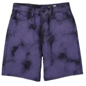 VOLCOM BILLOW DENIM DEEP PURPLE SHORTS