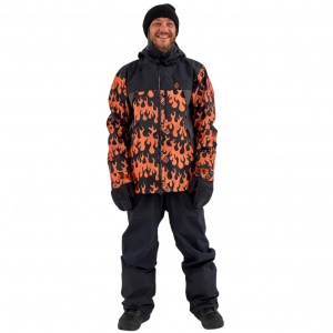 AIRBLASTER TRENCHOVER FLAMES GIACCA SNOWBOARD 