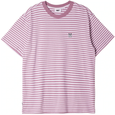 OBEY ICON LEGACY LILAC CHALK T-SHIRT