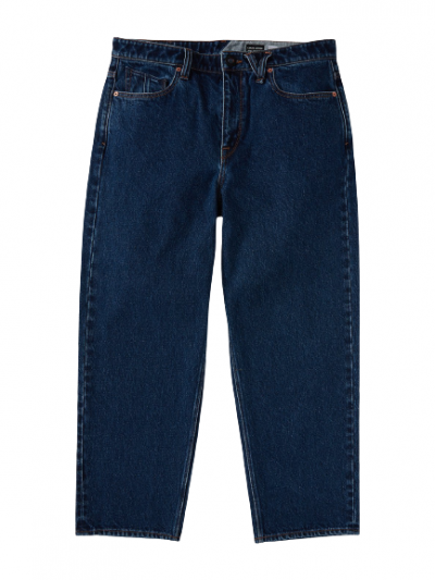 VOLCOM LOUIE LOPEZ TAPERED DENIM BLUE RINSE PANTALONI