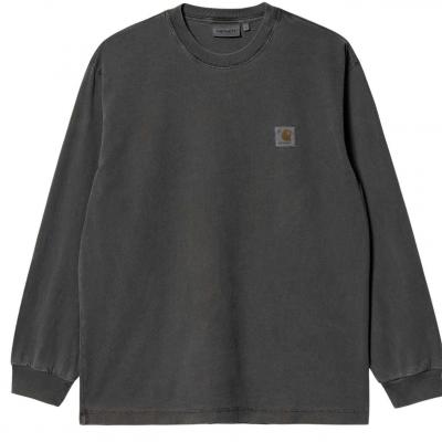 CARHARTT WIP L/S VISTA GRAPHITE (GARMENT DYED)