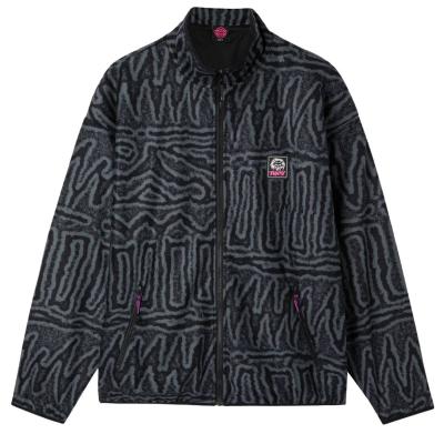 FUNKY HERITAGE FULL ZIP FLEECE GREY