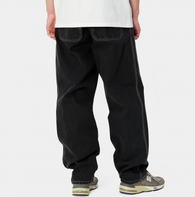 CARHARTT WIP SIMPLE PANT BLACK (HEAVY STONE WASH)