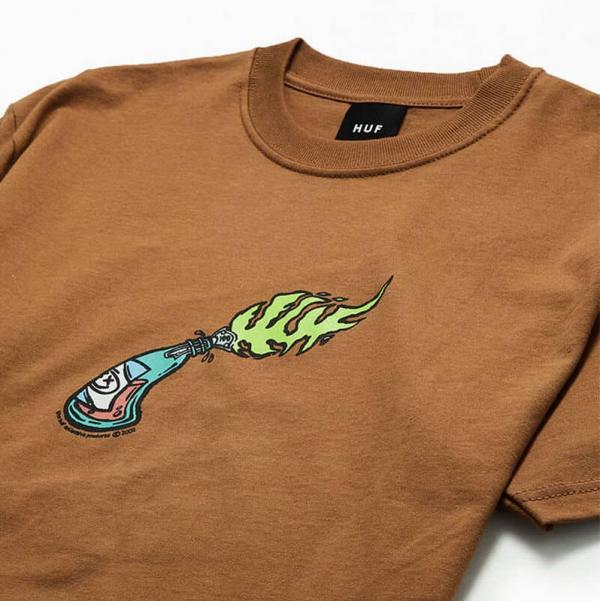 HUF FIRE STARTER RUBBER T-SHIRT