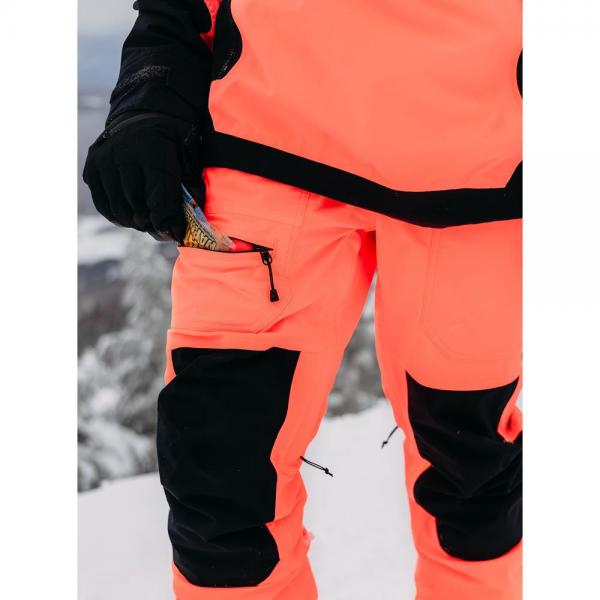 BURTON SOUTHSIDE SLIM TETRA ORANGE/TRUE BLACK PANTALONI SNOWBOARD