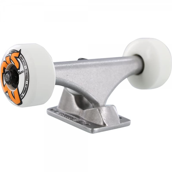 KIT COMPLETO TRUCK SKATE BULLET 140 + RUOTE SKATE OJ 53mm