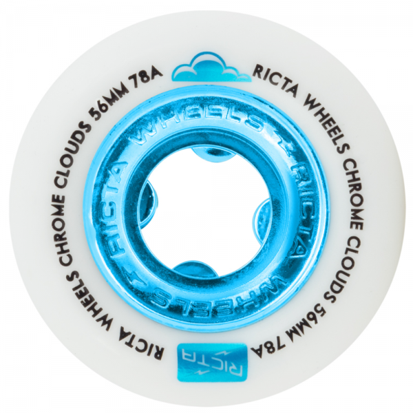 RICTA CHROME CLOUDS BLUE 56mm - 78A RUOTE