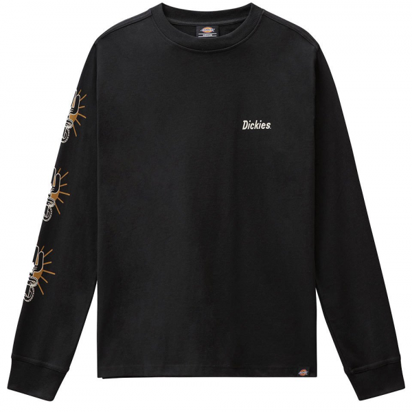 DICKIES BETTLES TEE LS BLACK T-SHIRT