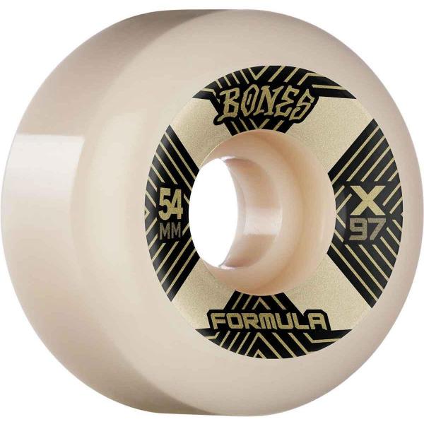 BONES XCELL 54 V6 WIDE-CUT X FORMULA 97A RUOTE SKATEBOARDS