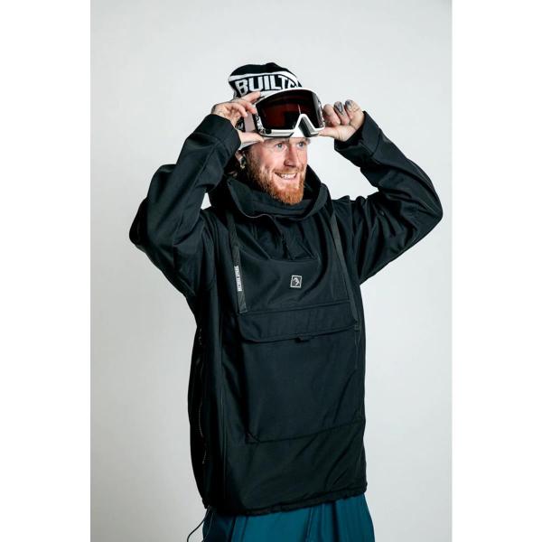 BRETHREN ACCESS ANORAK - DARKSIDE/BLACK GIACCA SNOWBOARD