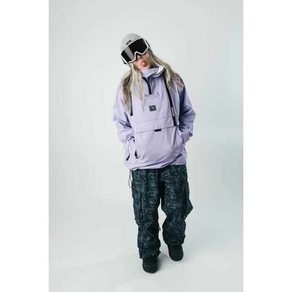 BRETHREN ACCESS ANORAK - LILAC GIACCA SNOWBOARD